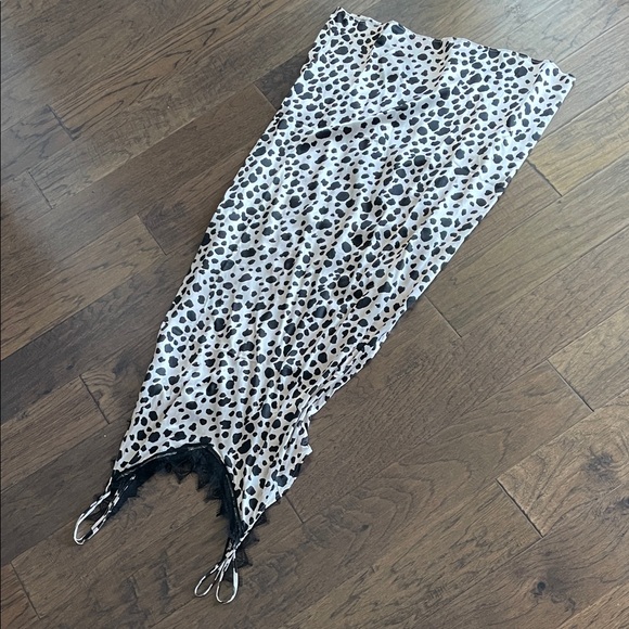 Anthropologie Black and Cream Maxi Dress - Picture 5 of 5